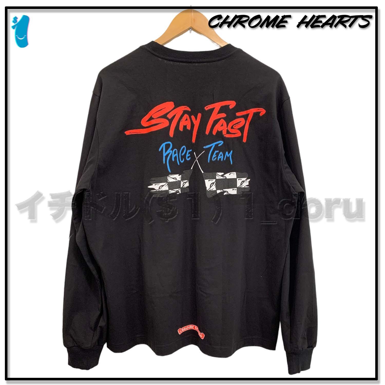 クロムハーツ MATTY BOY LONG SLEEVE STAY FAST ロンT ブラック