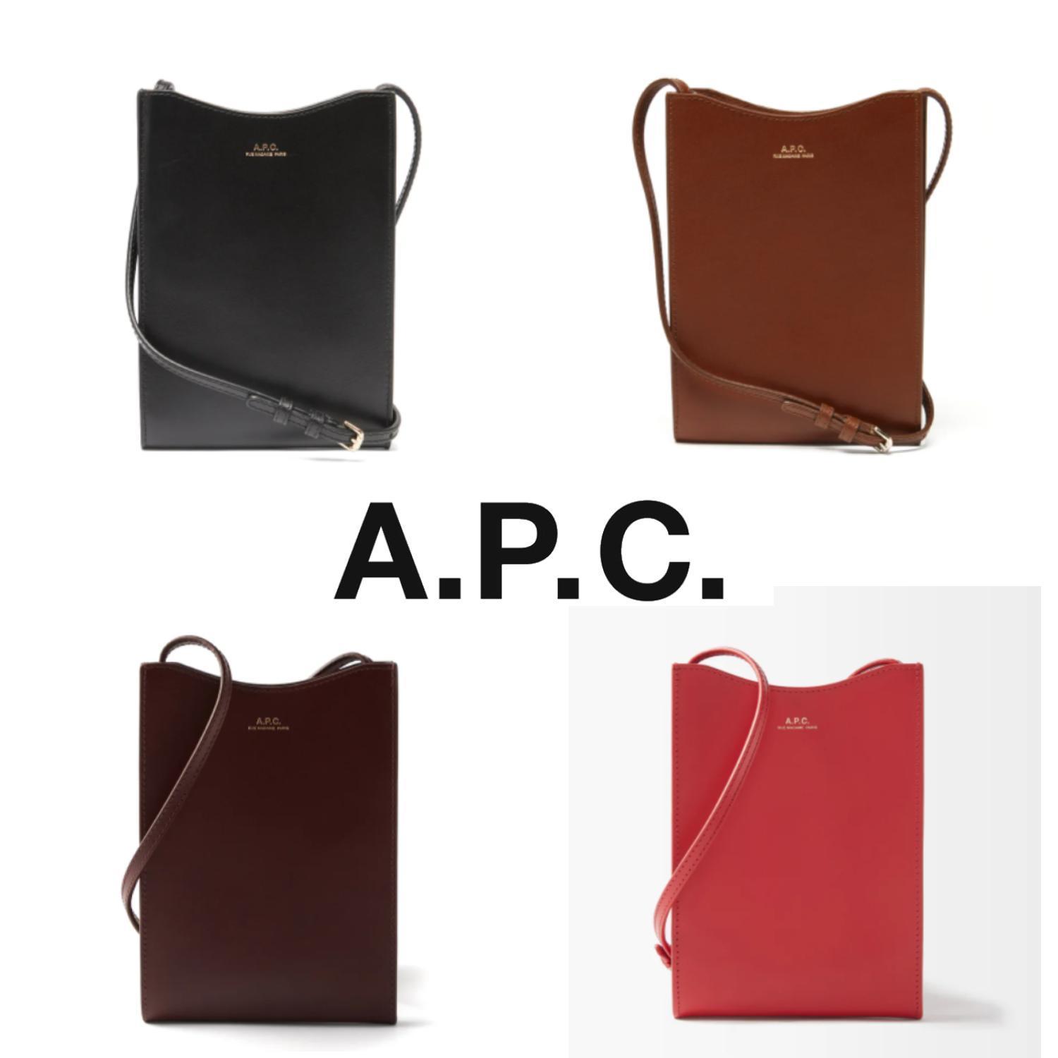 SALE!!A.P.C.★ジェイミー レザーバッグ クロスボディ ブラック
