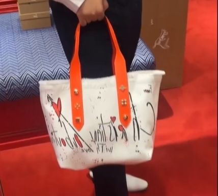 Louis Vuitton Limited Edition Christian Louboutin Shopping Bag