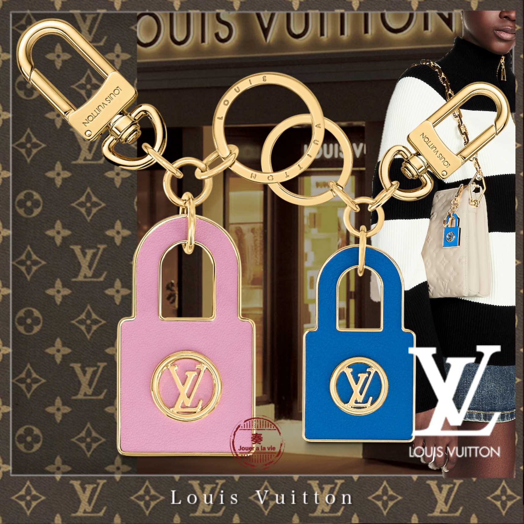 22FW LouisVuitton【直営買付】ポルト クレ・LV ライブリー 2way