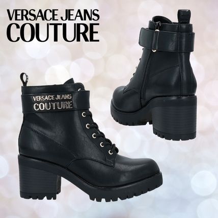 【関税込み】Versace Jeans Couture ロングブーツ Black Versace Jeans Couture Shoes / Footwear: Shop up to