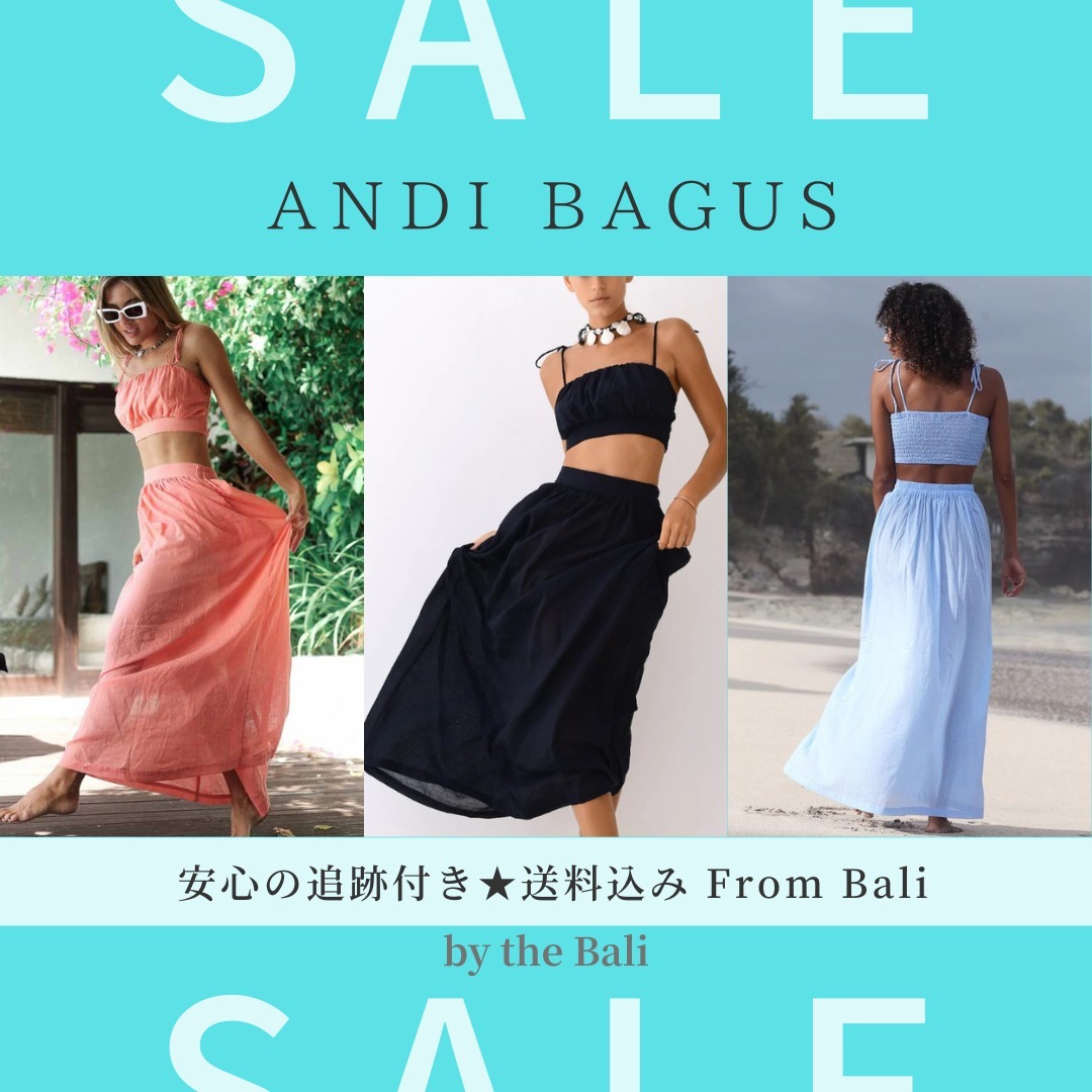 【ANDI BAGUS】軽量コットンツーピースセットアップ/追跡送料込