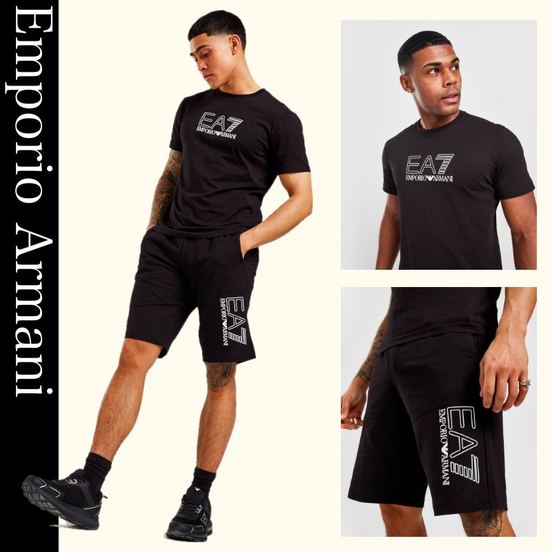 注目ショップ・ブランドのギフト Emporio Armani EA7 Visibility Tシャツ&ショーツ セットアップ セットアップ 注目ショップ・ブランドのギフト Emporio Armani EA7 Visibility Tシャツ&ショーツ セットアップ セットアップ