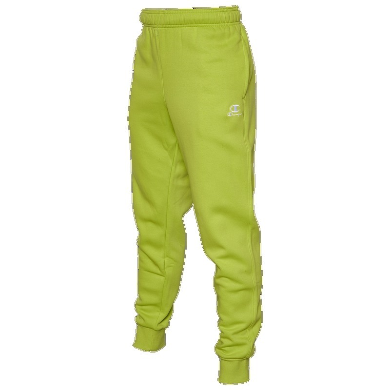 満点の Champion (LIME/WHITE) Pants Fleece Classic スウェットパンツ 満点の Champion (LIME/WHITE) Pants Fleece Classic スウェットパンツ