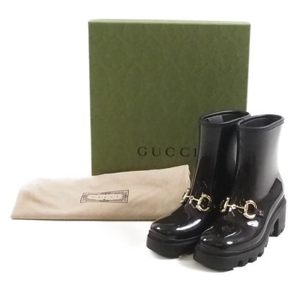 有名ブランド GUCCI艶あり黒牛革ブーツ - その他ブーツ - reachahand.org