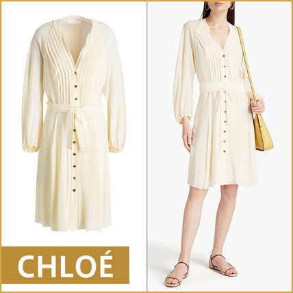 シャツワンピース Chloe x ワンピース・オールインワン(レディース シャツワンピース Chloe x ワンピース・オールインワン(レディース