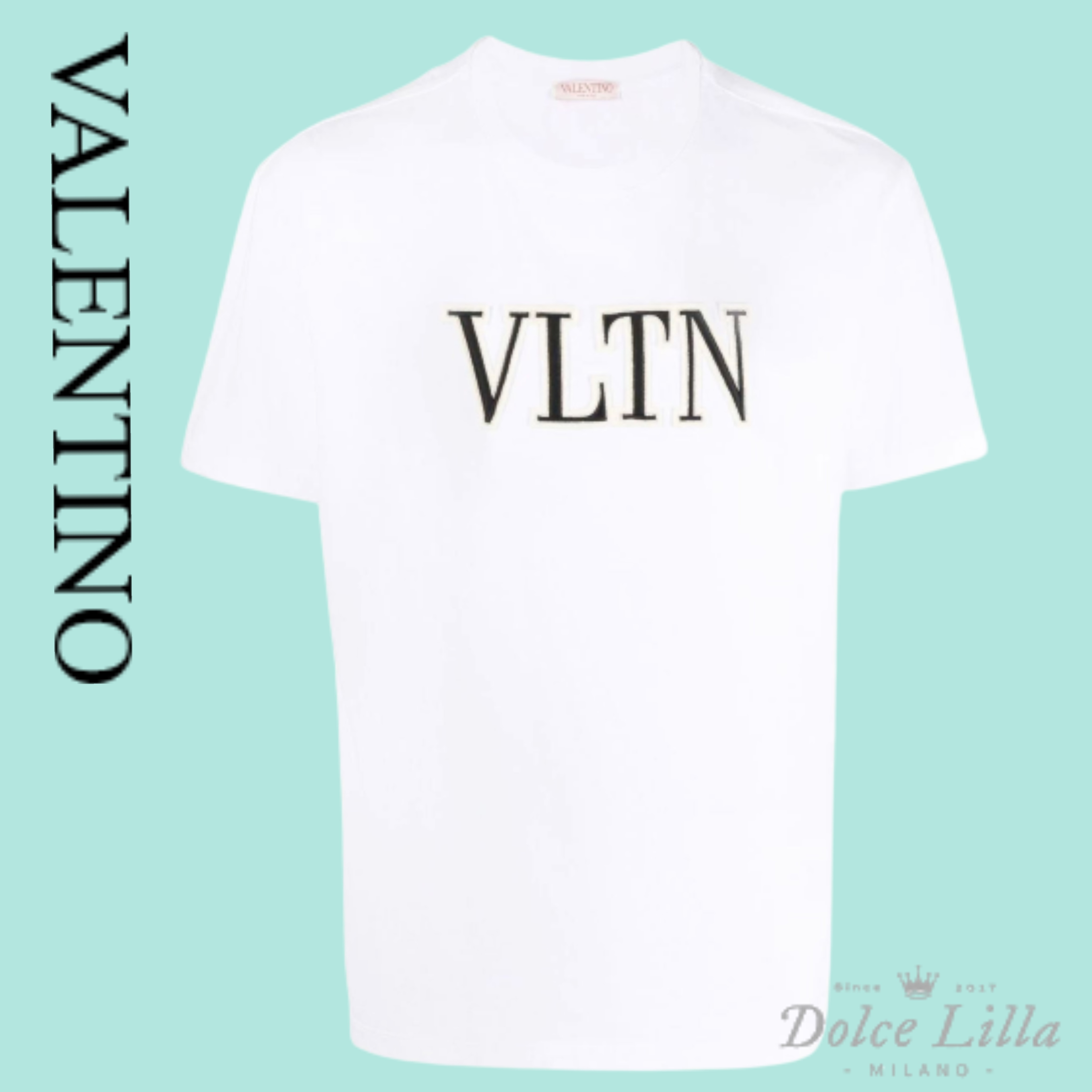 VALENTINO VLTN white t-shirt - rearfront.com