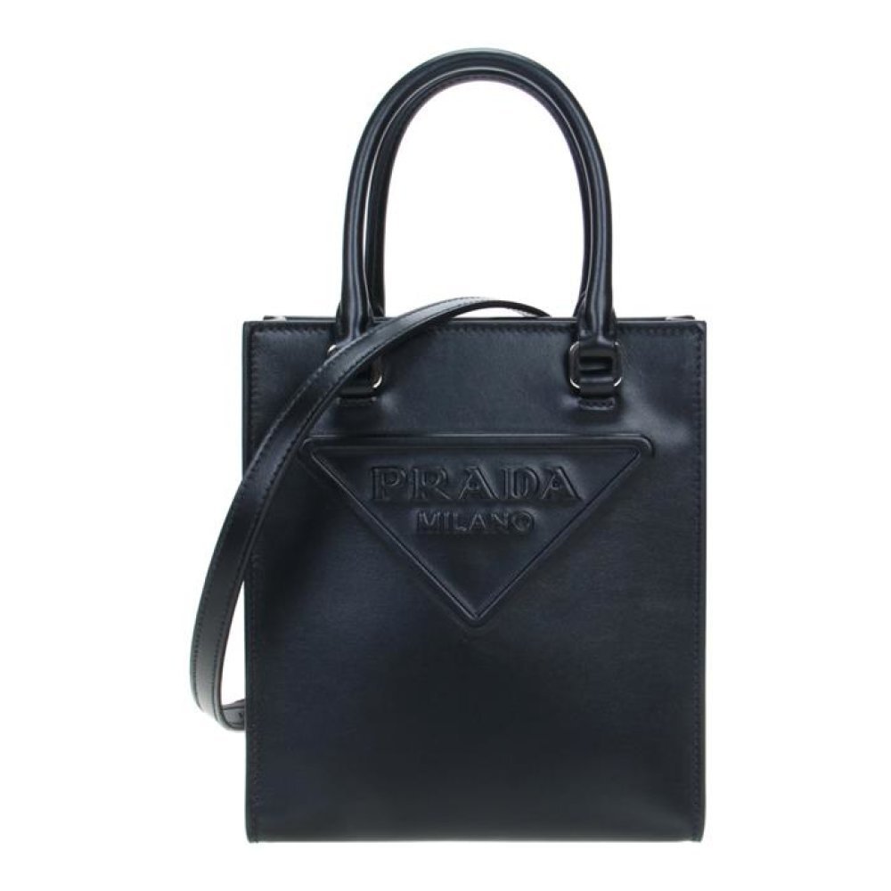 関税送料込み- PRADA レザー ハンドバッグ