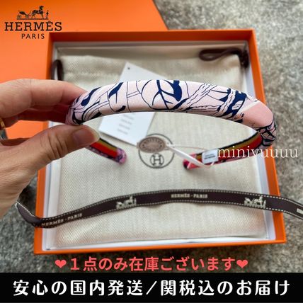 上品な花柄♪【HERMES】Elsa Bloom OS ヘアバンド カチューシャ elsa-bloom-headband--251034G