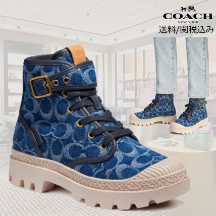 Coach SIGNATURE(コーチ シグネチャー) ブーツ(レディース) - 海外通販 ...