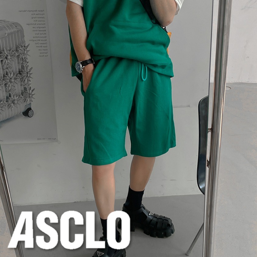 ハーフ・ショートパンツ ASCLO Bless Bermuda Pants (4color)