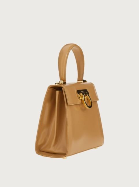 【Ferragamo】トップハンドル ショッパーバッグ アイコニック トップハンドル (S) - ウィメンズ | Ferragamo