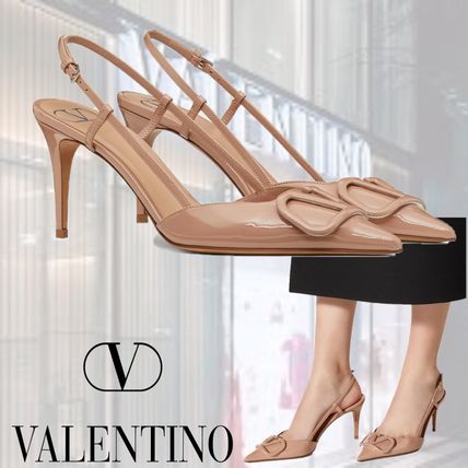 VALENTINO VLOGO x フラットシューズ(レディース) パンプス(レディース ...