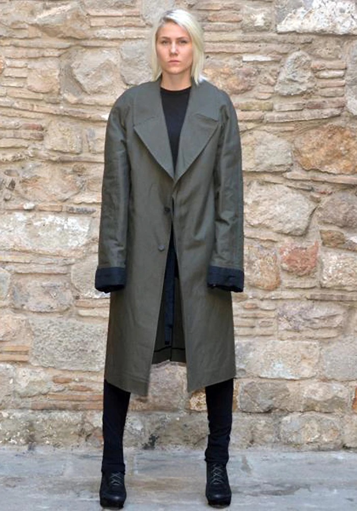 【正規店出品】HAIDER ACKERMANN BARRETTO MILITARY COAT KHAKI
