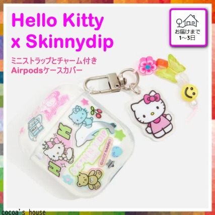 【再入荷】 Hello × skinnydip Kitty ケースカバー AirPods キティちゃん テックアクセサリー 【再入荷】 Hello × skinnydip Kitty ケースカバー AirPods キティちゃん テックアクセサリー