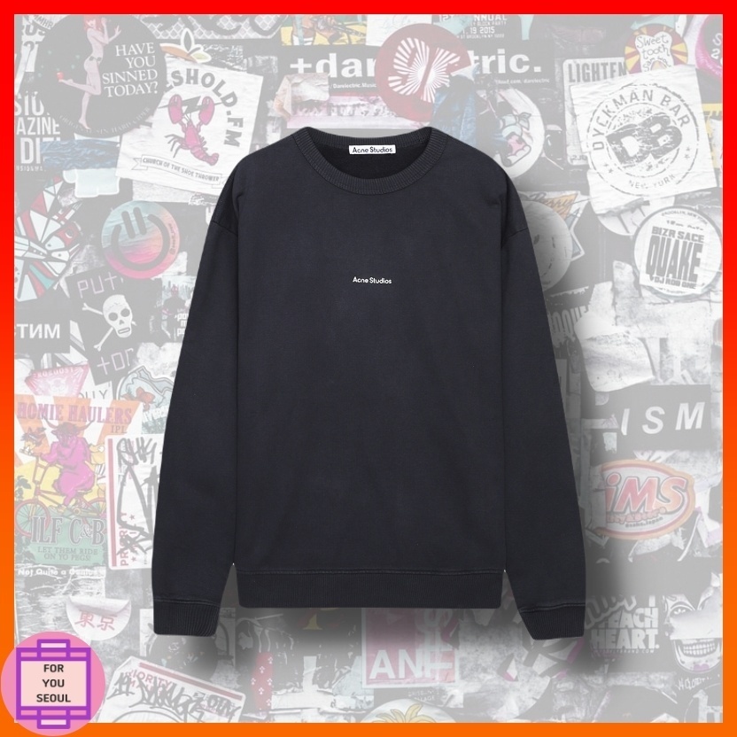 【現品限り一斉値下げ!】 ★ACNE STUDIOS★AI0067 900 BLACK スウェット・トレーナー 【現品限り一斉値下げ!】 ★ACNE STUDIOS★AI0067 900 BLACK スウェット・トレーナー