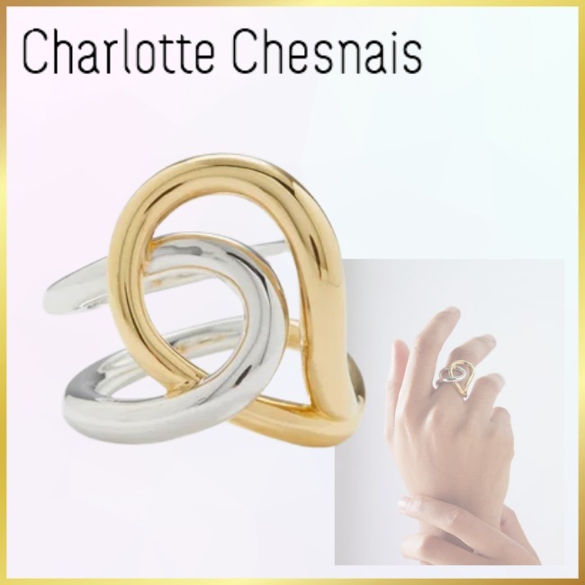 [CHARLOTTE CHESNAIS★人気Blaue Ring ] ゴールドxシルバー2tone