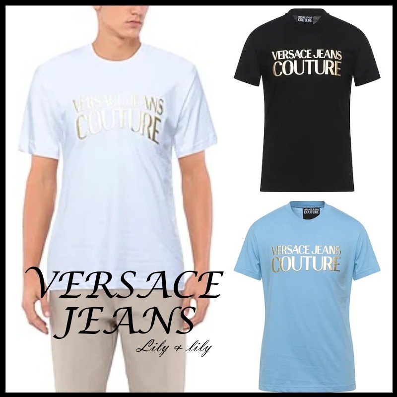 VERSACE JEANS ◆COUTURE ヴェルサーチ ロゴ Tシャツ 3色◆