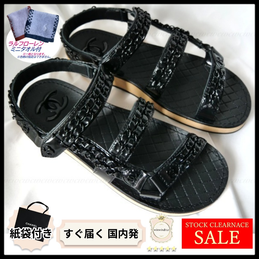 CHANEL【SALE】∞国内発■ココマーク チェーンサンダル