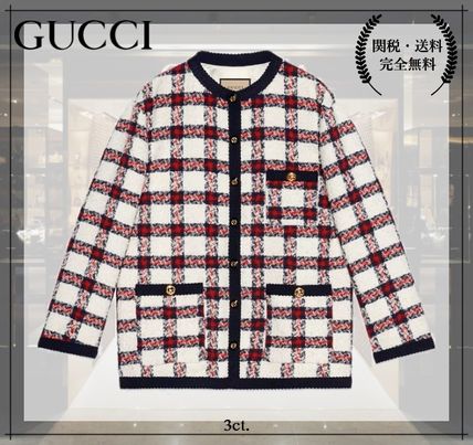 ツイード GUCCI(グッチ) アウター(レディース) - 海外通販のBUYMA