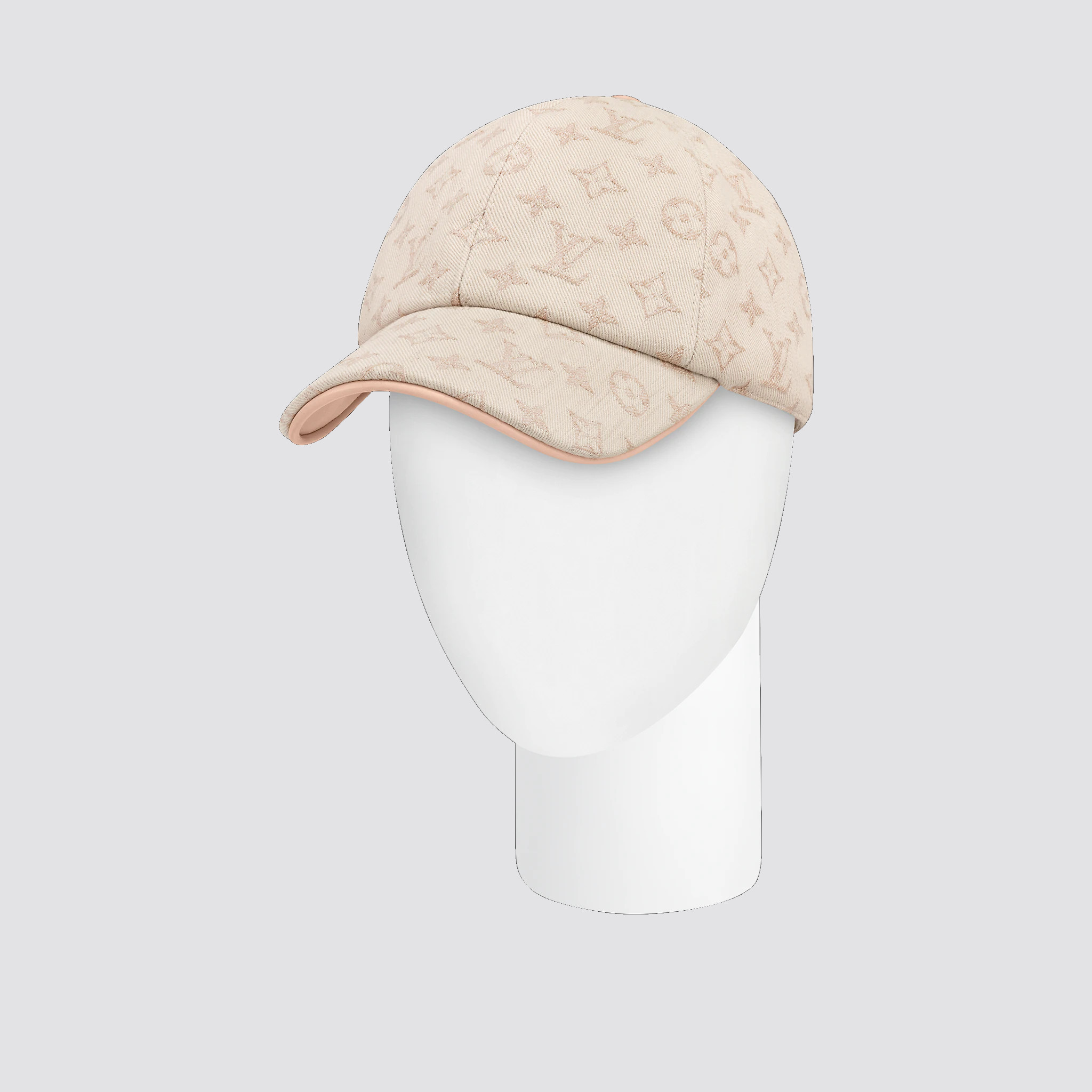 LOUIS VUITTON cap monogram Beige M77541 M Baseball Cap w/Box Storage Bag  Auth