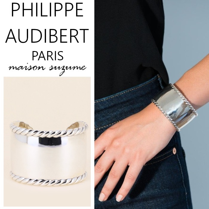 【Philippe Audibert】CESAR XL☆ブレイドエッジ ワイドバングル