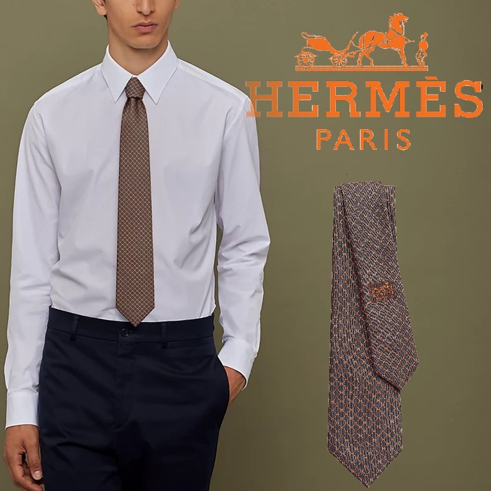 【高額売筋】 【HERMES】ヘヴィシルクタイ 7 cm 《H・シュヴァル・パンク》 ネクタイ 【高額売筋】 【HERMES】ヘヴィシルクタイ 7 cm 《H・シュヴァル・パンク》 ネクタイ