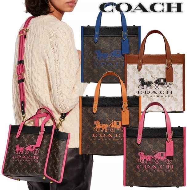 Coach フィールド トート 22 2WAYバッグ トート クロスボディー