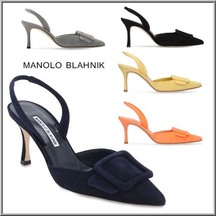 スエード Manolo Blahnik x パンプス(レディース) - 海外通販のBUYMA