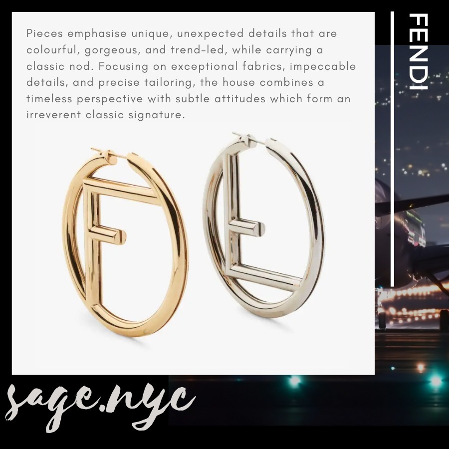 72%OFF!】 fendiピアス パラジウム ゴールドカラー ピアス rauquen.cl