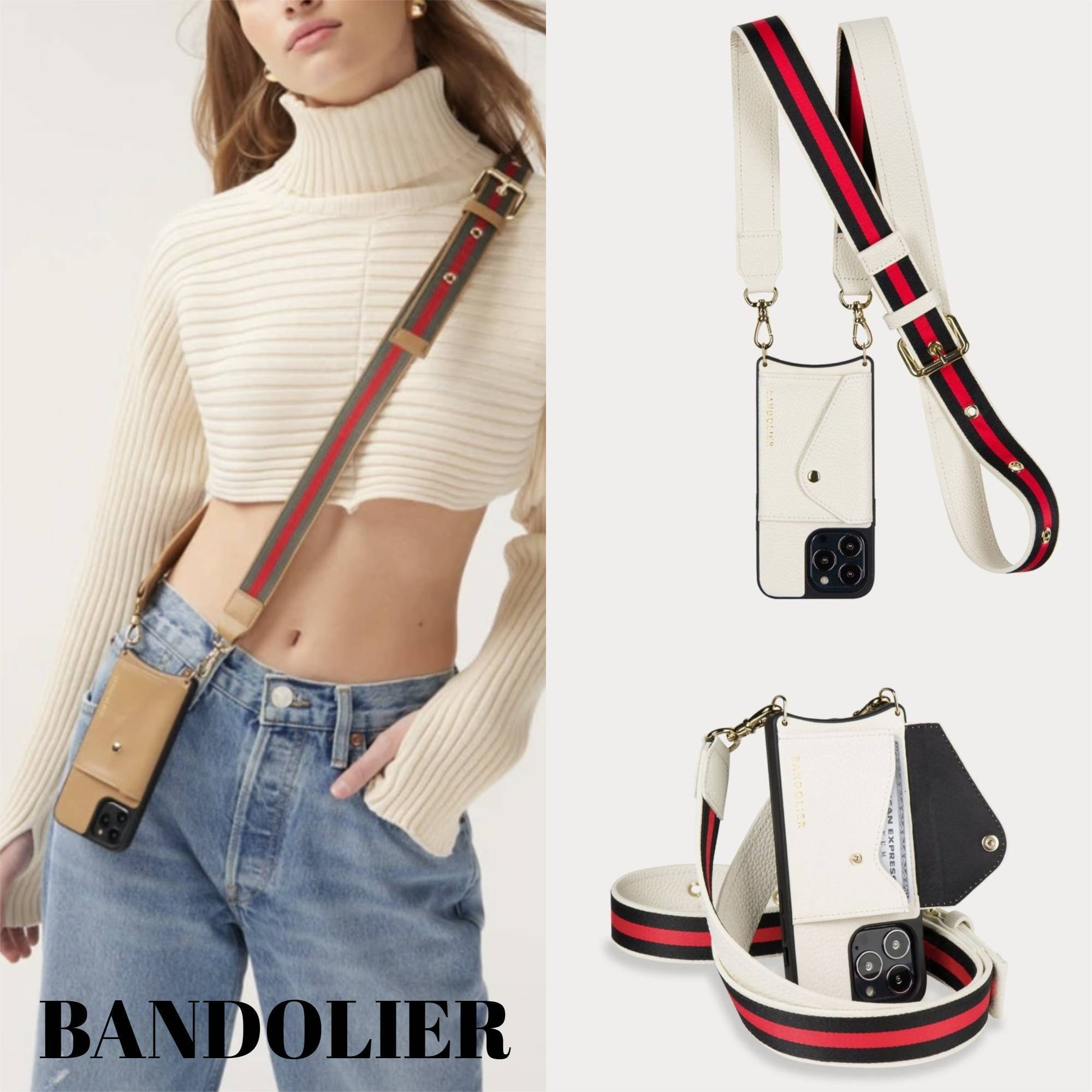 国内発送 Kimberly ナイロンストラップ iPhoneケース BANDOLIER