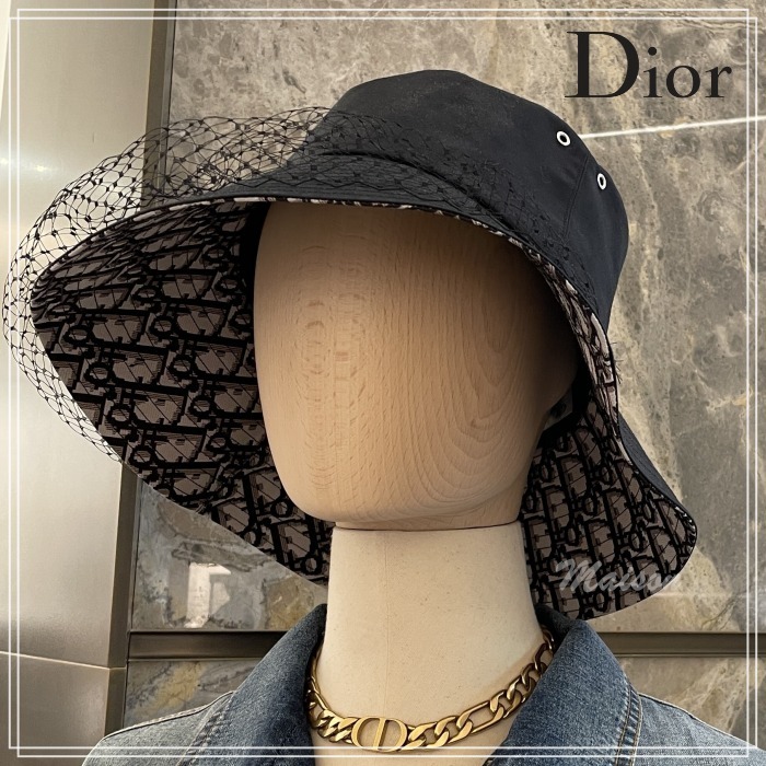 ジしたボブ Christian Dior - Dior TEDDY-D ボブハット バケットハット