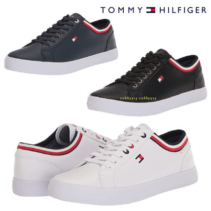 Tommy Hilfiger Sneakers Faux Fur Street Style Plain Logo Sneakers