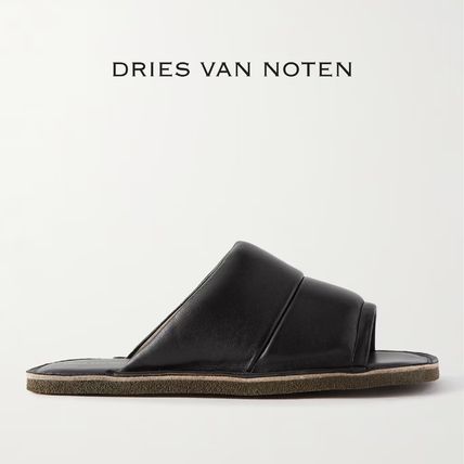 DRIES VAN NOTEN サンダル　ドリスヴァンノッテン 牛革　黒