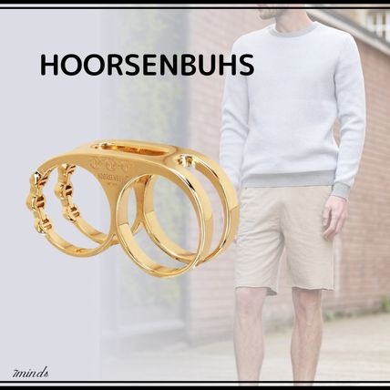 HOORSENBUHS Rings Unisex Street Style 18K Gold Rings