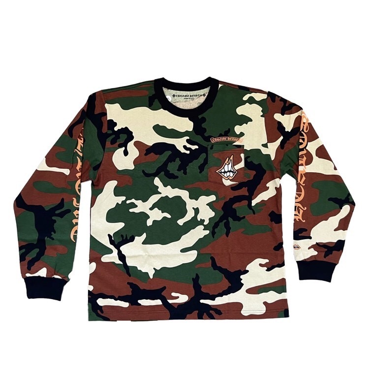 クロムハーツ★Matty Boy Caution L/S T-shirt★カモロンTシャツ
