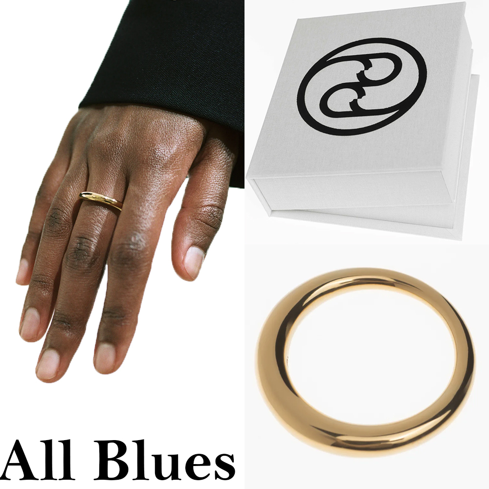 国内発送 箱付 ベストセラー Snake ring Thin リング All Blues