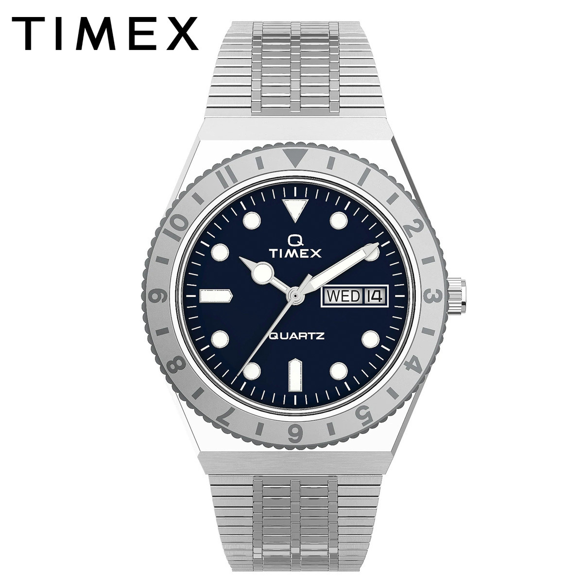 TIMEX Q タイメックス キュー ダイバー レディース ネイビー