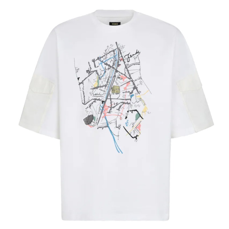 関税送料込【フェンディ】コットン Tシャツ (FENDI/Tシャツ ...