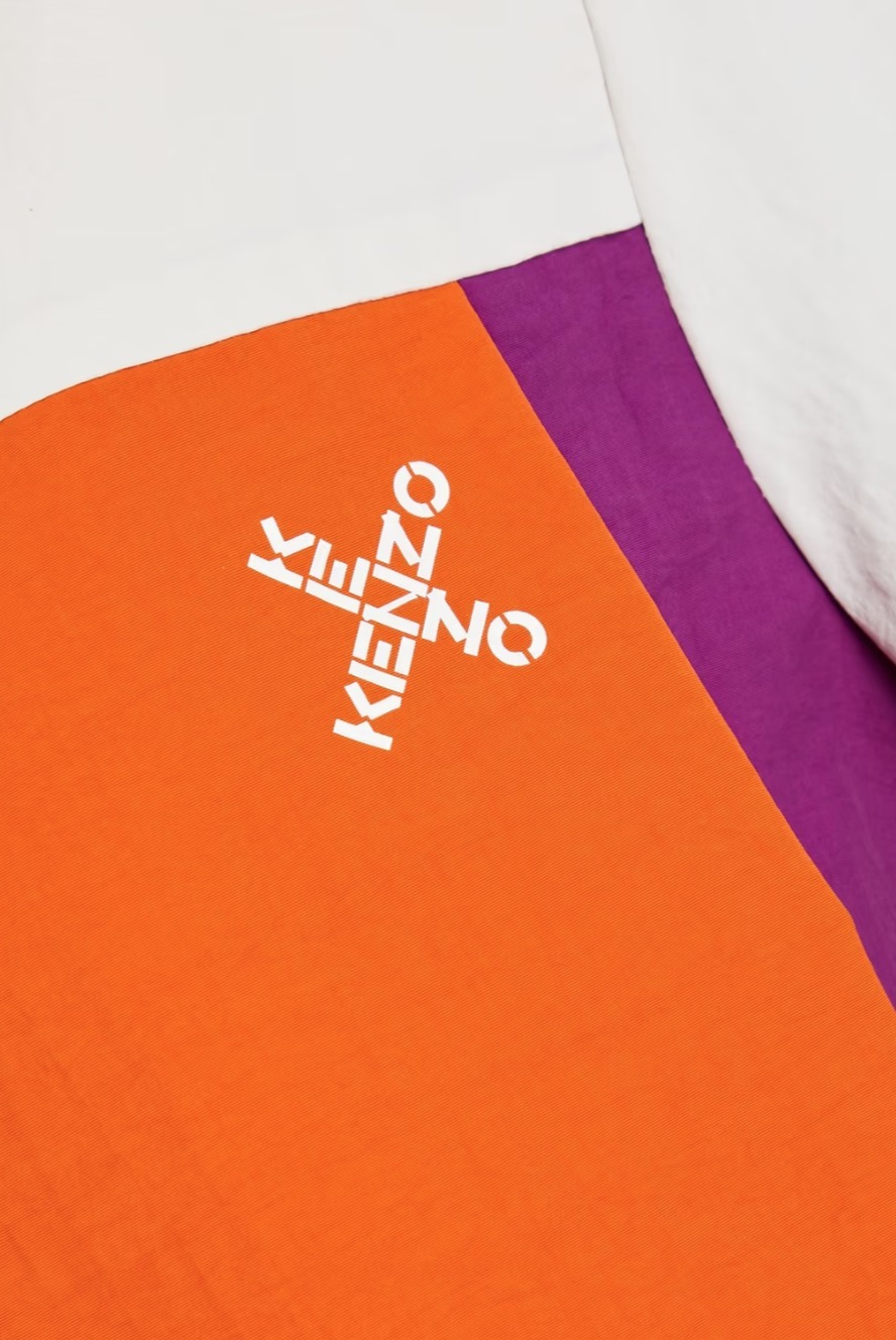 KENZO カラーブロックドレス ミニワンピ スポーツシャツワンピ KENZO カラーブロックドレス ミニワンピ スポーツシャツワンピ