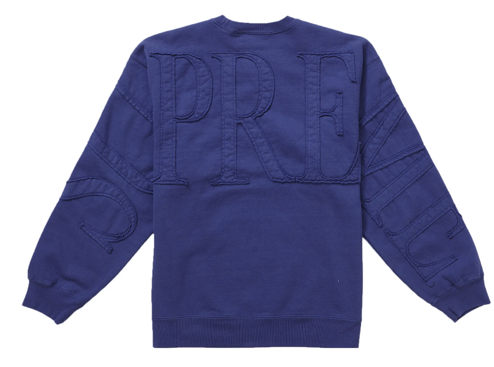 Supreme Tonal Appliqu Crewneck オリーブ 22ss