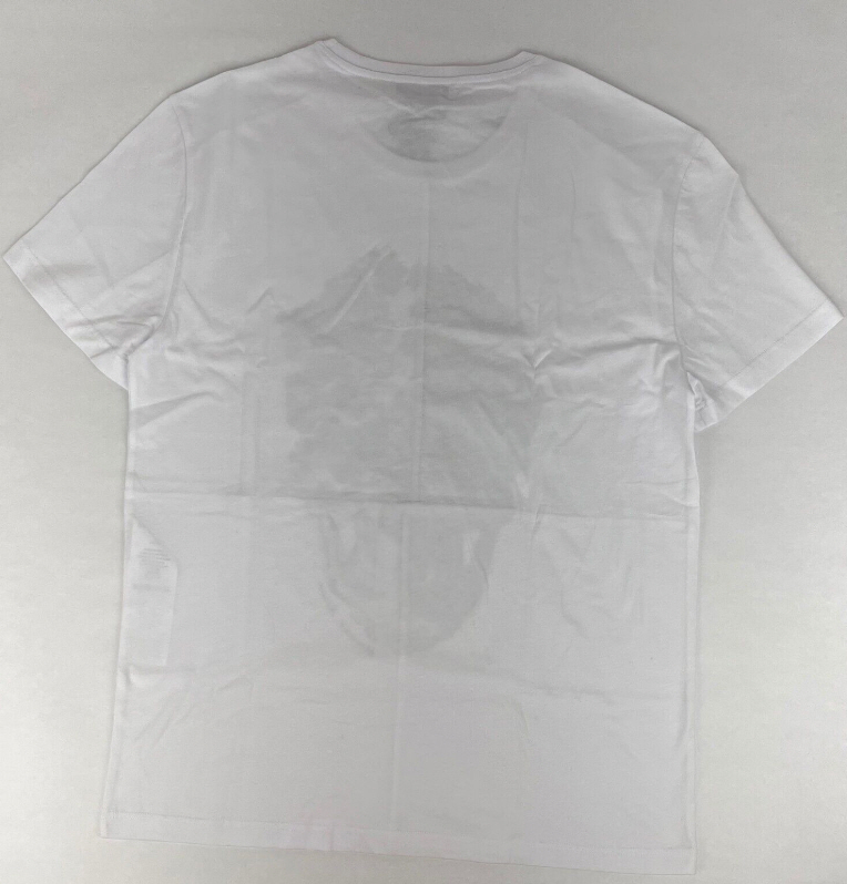 Alexander McQueen☆White Cotton Skull Patchwork T-Shirt