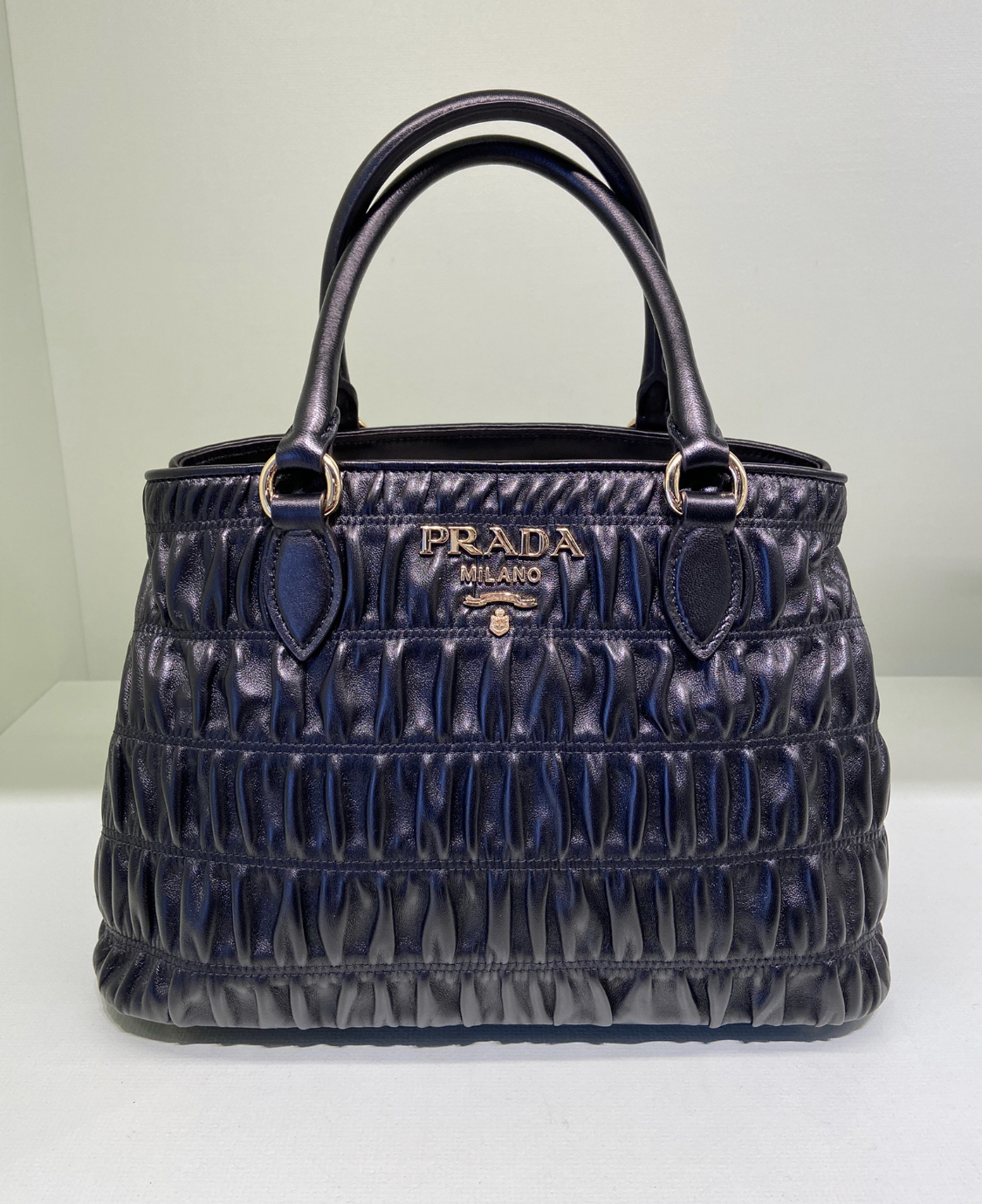 PRADA★セール！Gaufre レザー2WAYトートバック♪1BA173