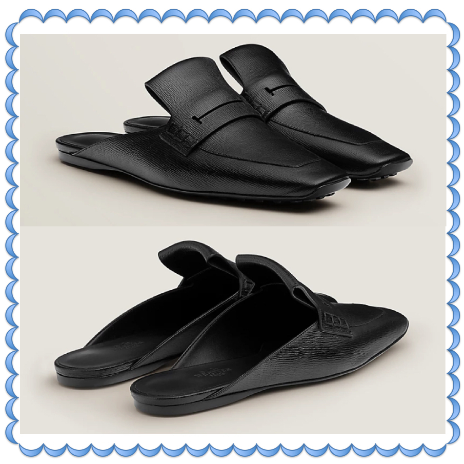 Hermes ミュール Eloge mule 22.5〜26.5cm 直営店ラッピング