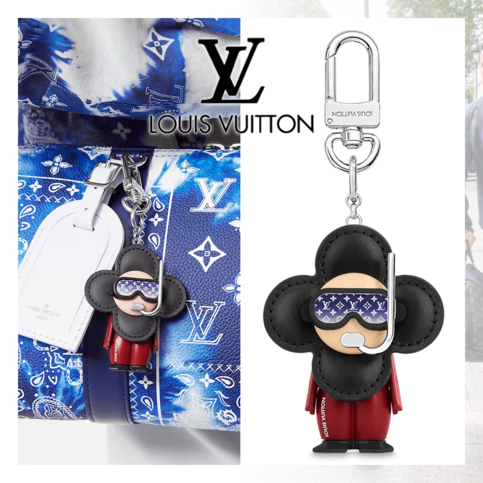 22AW☆即納 【LV ルイヴィトン】 ビジューサック バッグチャーム ...