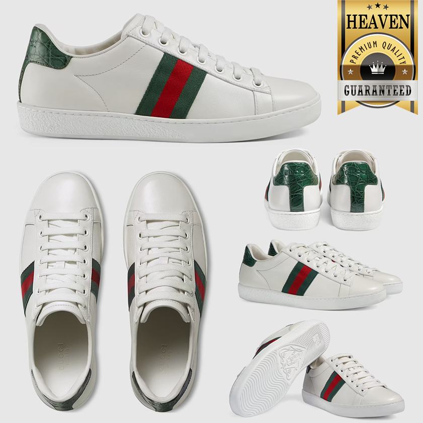 累積売上総額第１位【GUCCI★グッチ】エース レザースニーカー