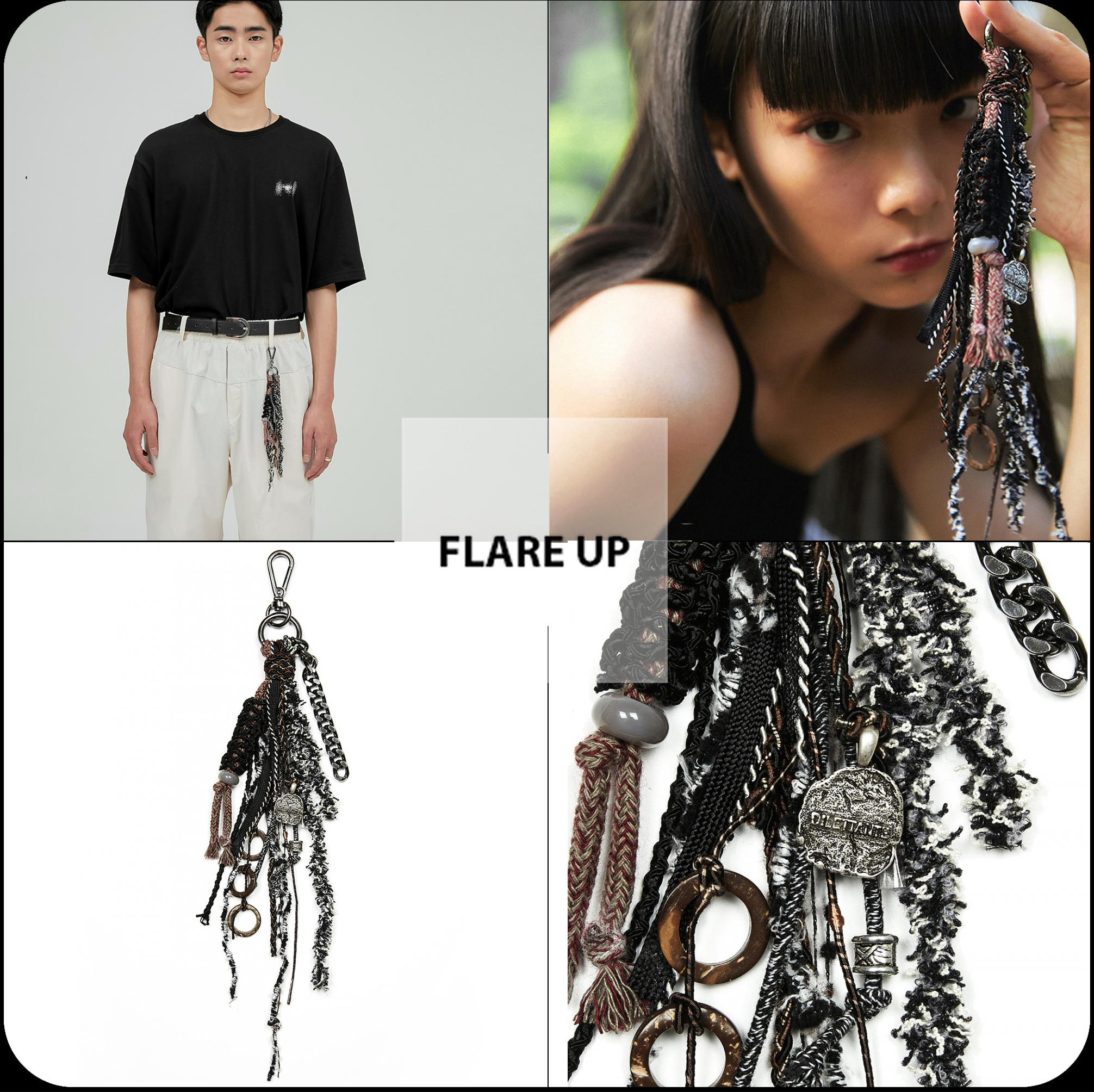 [ FLARE UP ] ★ 2.Ethnic Key Ring