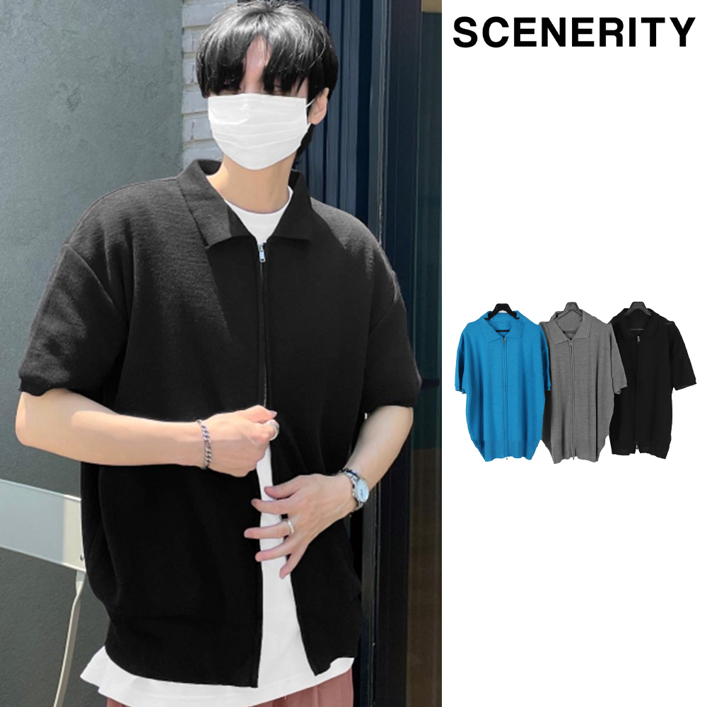 【SCENERITY】Cent Short Sleeve Cardigan