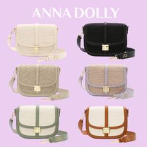 ★ANNADOLLY☆フェルトパネルサドル ショルダーバック/送料込