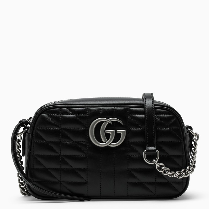 【関税&送料込】Gucci Gg Marmont Small Crossbody Bag GUCCI Black GG Marmont small crossbody bag